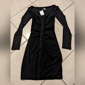 NWT Long Sleeve Black Dress